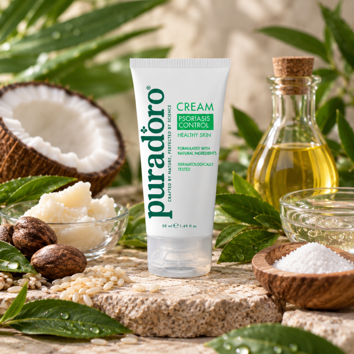 psoriasis-cream-ps2 Κρέμα για Ψωρίαση - 100% Φυσική – Ενυδατώνει, Καταπραΰνει, Μειώνει την Ερυθρότητα και Απομακρύνει τις Νιφάδες 50 ml - Image 3