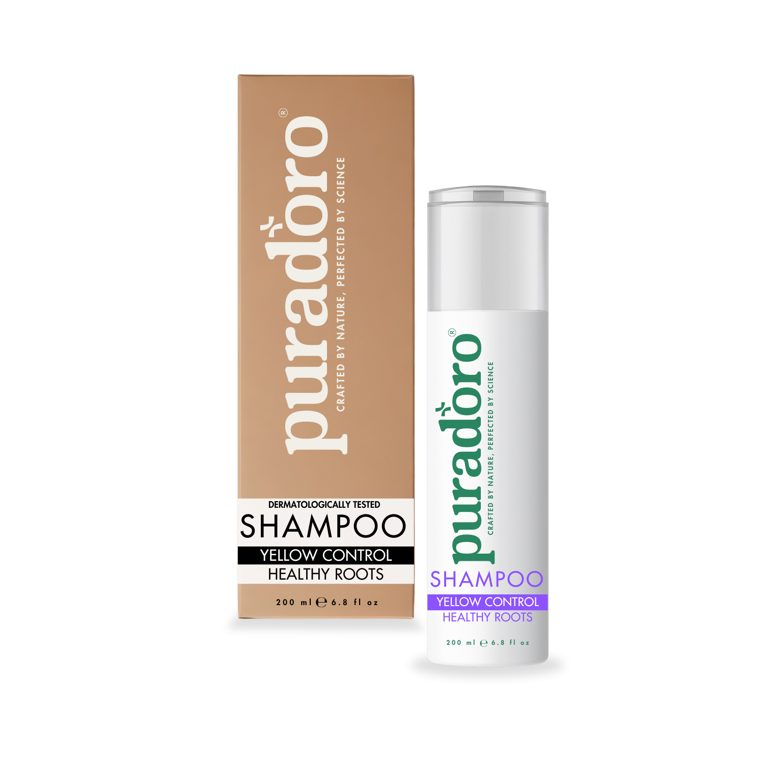 yellow shampoo Μωβ Σαμπουάν Κατά του Κίτρινου Τόνου – Φόρμουλα No Yellow με Μωβ Καρότο, για Ξανθά, Γκρι και Μαλλιά με Ανταύγειες, Χωρίς Θειικά Άλατα 200 ml - Image 1